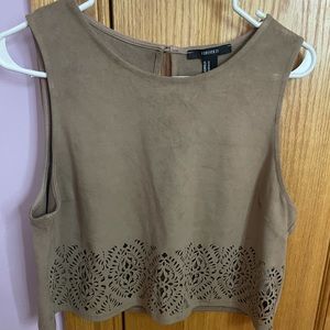 Forever 21 Brown Tank Top (SIZE MEDIUM)